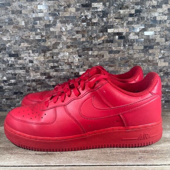 Nike Air Force 1 Low “Triple Red” Size 11 LV8 CW6999-600 - Picture 4 of 9